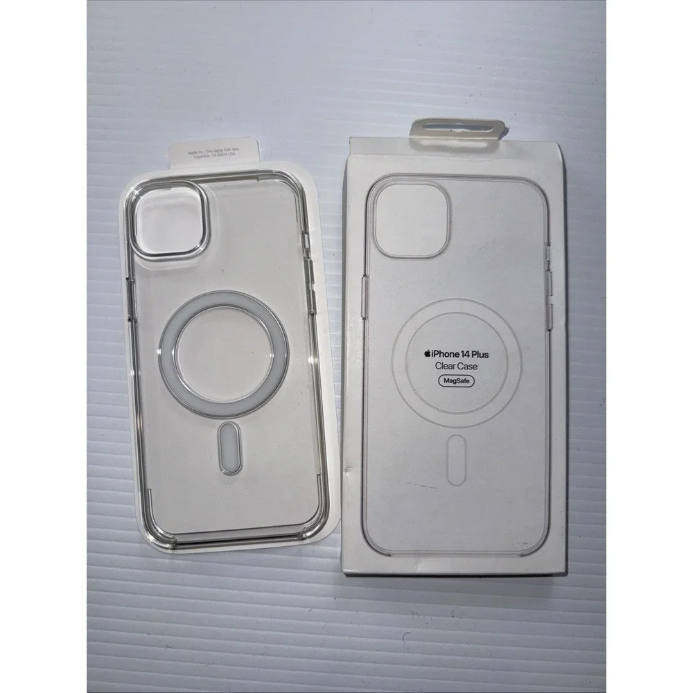 Unused Original Apple iPhone 14 PLUS MAGSAFE Clear Case MPU43ZM/A in Retail Pkg